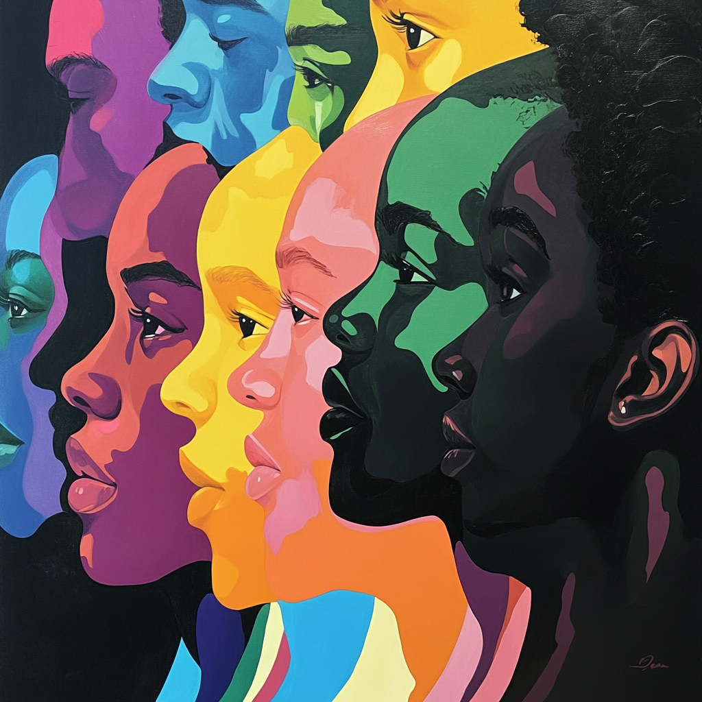 people of color, aiming for quity